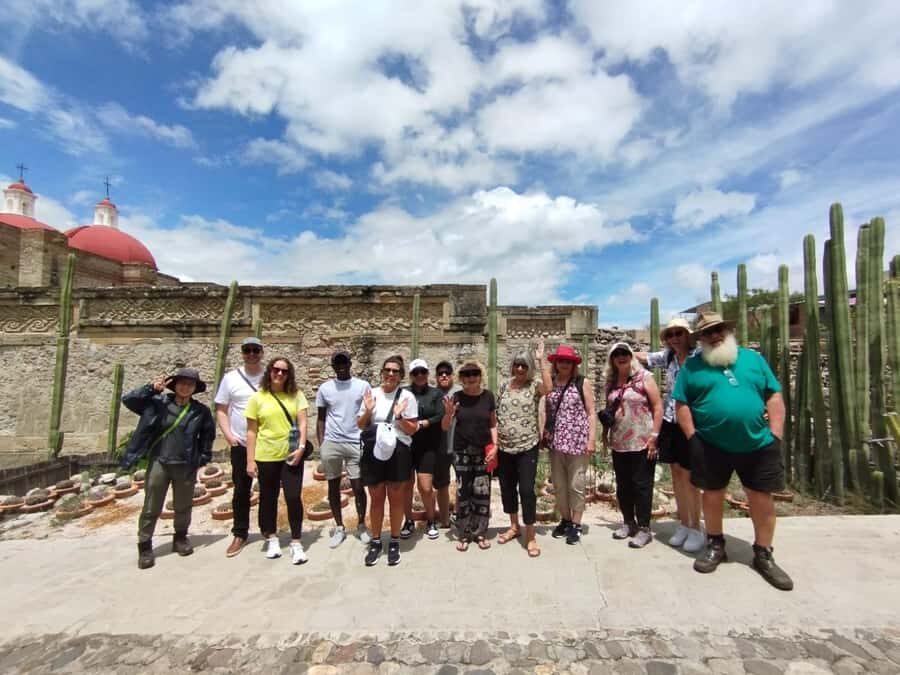 Check out Hierve el Agua, Mitla, the Tule Tree, Rugs, and a Mezcal Distillery Tour - Hierve el Agua: Petrified Waterfalls, Hot Sun, and a Real Trail Choice
