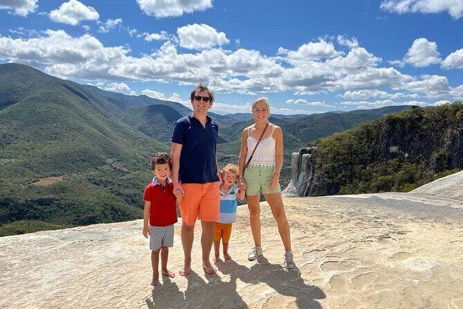 Danzantes Premium Mezcal, Hierve el Agua, Textiles & Lunch - Hierve el Agua: petrified-waterfall views plus a real swim option
