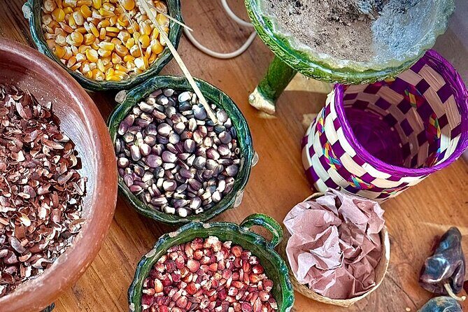 Flavors and landscapes Boil water Mezcal Textiles and Cooking - Santiago Matatlán mezcal: agave aging, stone ovens, tahona grinding