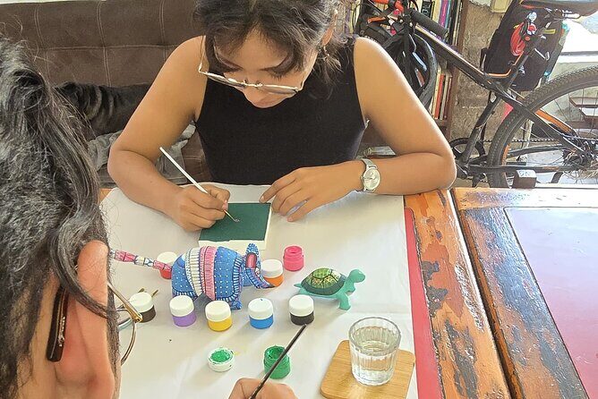 Mezcal and Canvas - Your 15 x 12 cm Canvas: Zapotec Grecas, Symbolism, and Real Guidance