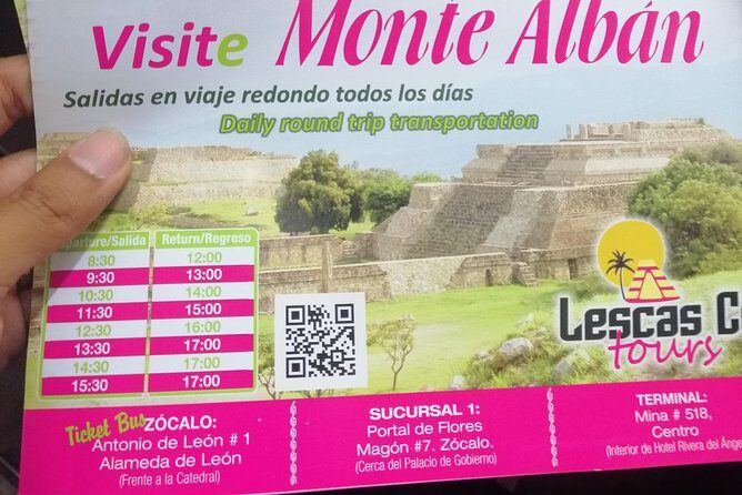 Monte Alban Shuttle - Monte Albán self-guided time: how to use your 1 to 8 hours
