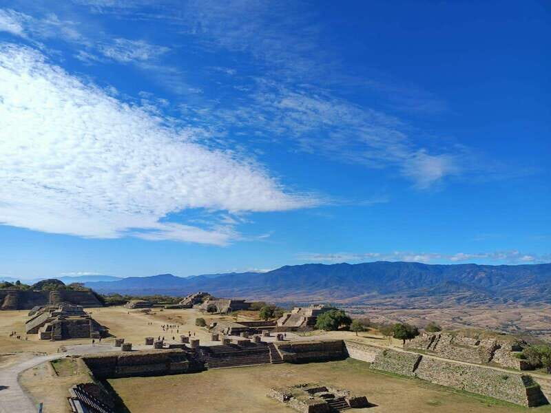 Monte Alban Walking Tour - Oaxaca Valley views and the stairs: what to expect on the ground