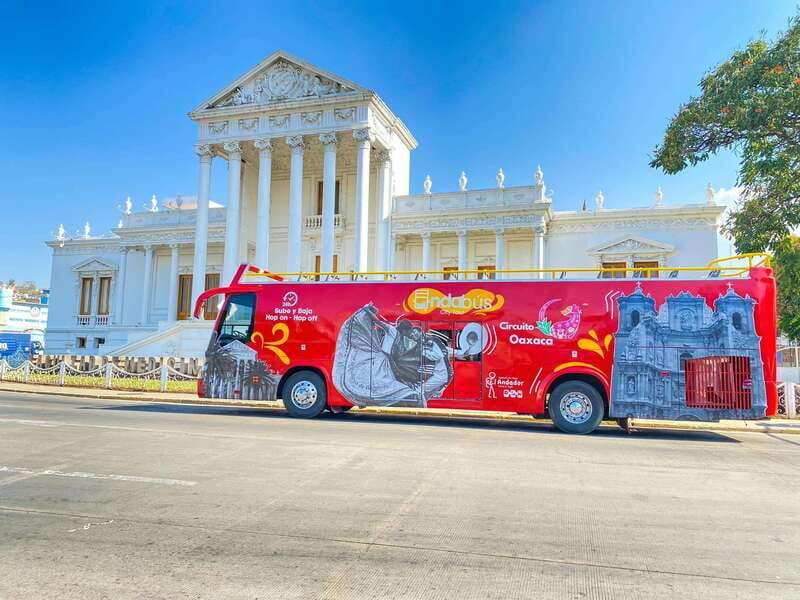 Oaxaca: Colonial City Bus Tour - The Andabus ride: two levels, live narration, and seat choice