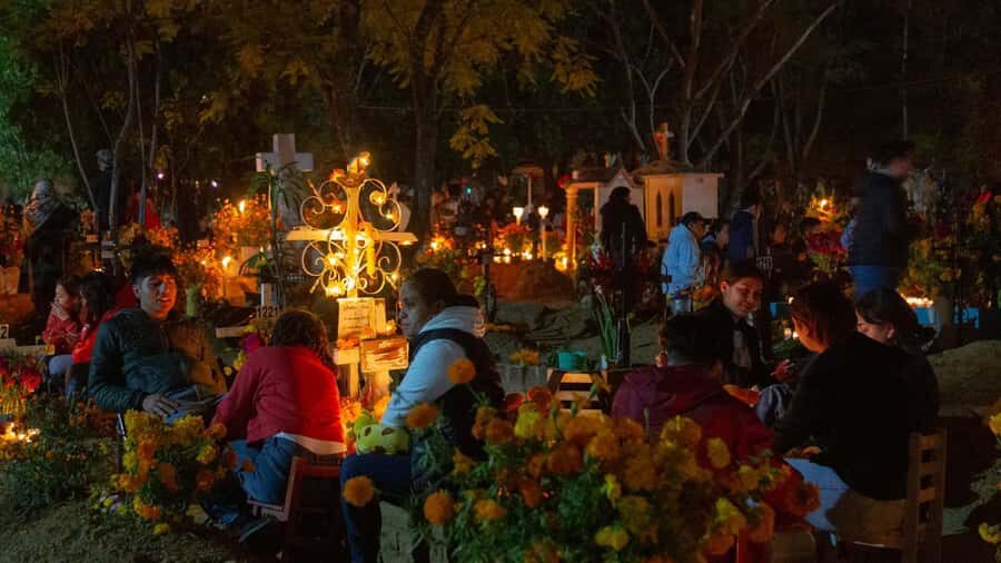 Oaxaca: Day of the Dead Tour - Oct 31 at 7:00 PM: Pantheon altars, incense, and cemetery glow