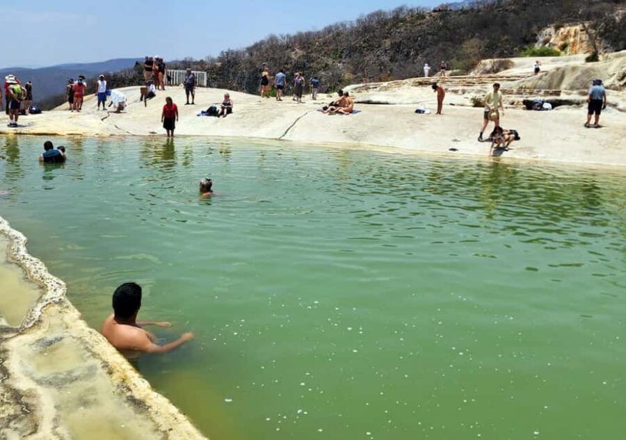 Oaxaca: Tule, Mitla & Hierve el Agua, & Mezcal Tour - Hierve el Agua: petrified waterfall views and the real walk options