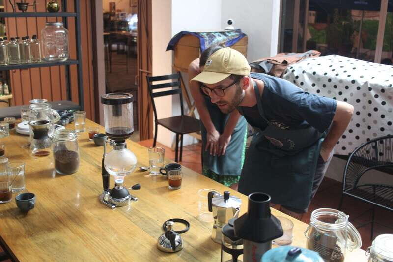 Tasting of Oaxacan Coffees - Meet the barista: the small-group advantage and Pablo’s energy