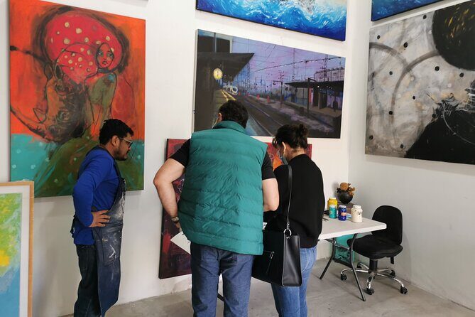Visit to workshops and studios of contemporary art artists - Caballero’s Expressionism and the Characters That See the World
