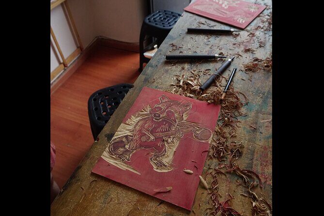 Wood Engraving Workshop - Ink, Pressure, and Printing in a Circle